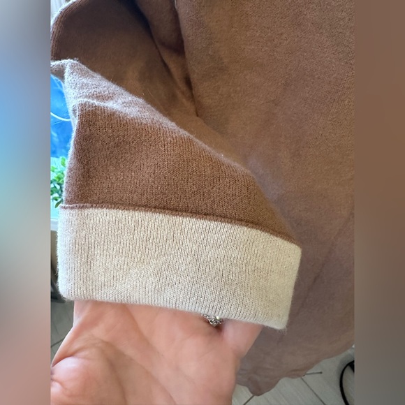 Babaton camel and cream Beekman cardigan - Picture 5 of 9